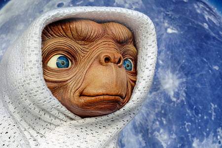 ET, внеземной, Существо, Рисунок, Фэнтези, Планета, научная фантастика