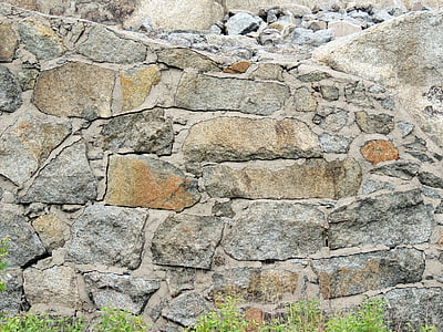dinding, batu-batu, Penguatan, batu bata, tekstur, kunci, granit