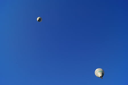热气球, 浮法, 飞机, 天空, 飞, 脱掉, 航空
