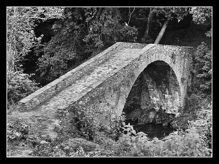 Ponte, vecchio, oggetto d'antiquariato, storicamente, costruzione, fiume, Viaggi