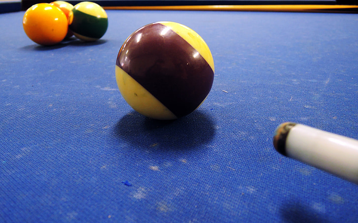 billiards, sphere, blue, purple, four, game, bet