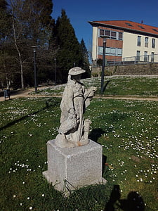 statuen, plen, Santiago Compostela, Galicia