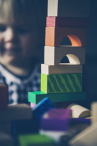 blocks, child, colorful, colourful, kid, playing, toy