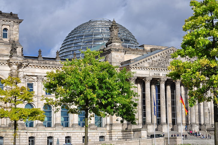 Berlín, al bundestag, Monument, la cúpula, vidre, Turisme