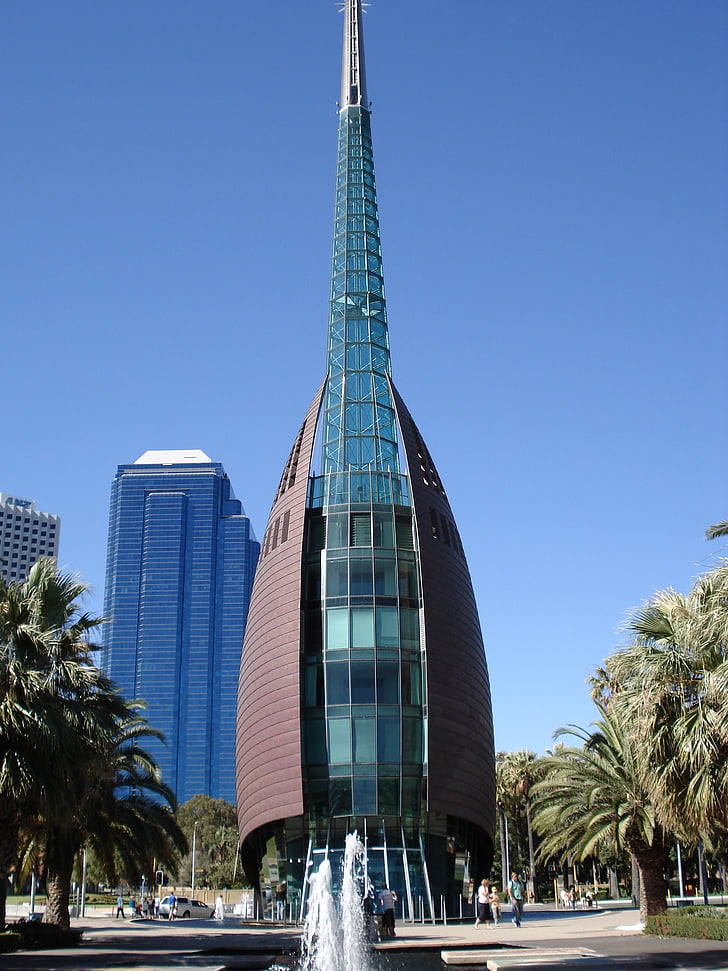 Perth, Australien, klocktornet, byggnad