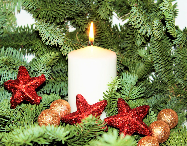 poinsettia, Christmas, décoration de Noël, décoration, arrière-plan, décorations de Noël, boules de