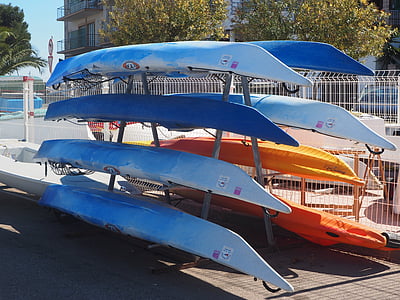 boats, kayak, water, canoeing, paddle, sport, water sports
