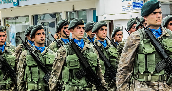 greek independence day, parade, military, soldiers, army, proud, cyprus