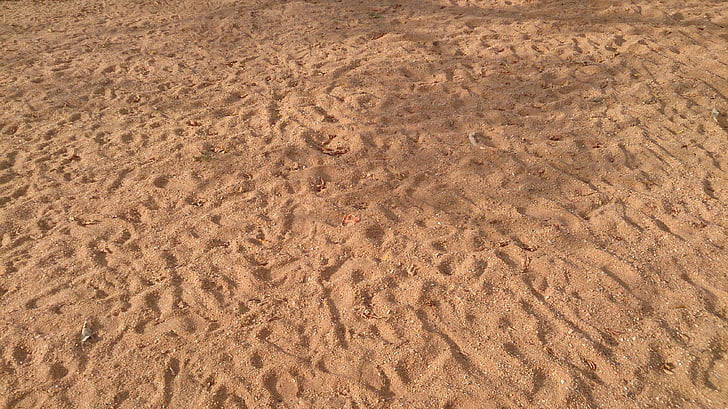 Άμμος, μοτίβο, παραλία, ακτογραμμή, έρημο, ταξίδια, ξηρά