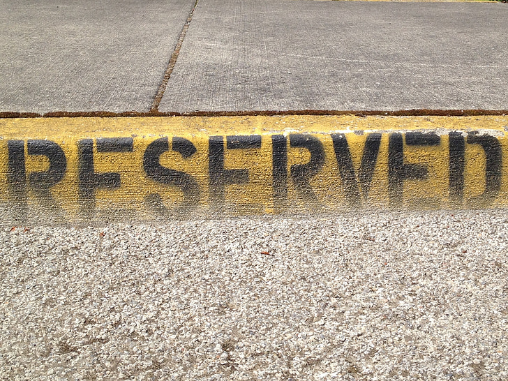 reserved, parking, sign, signs, asphalt, street