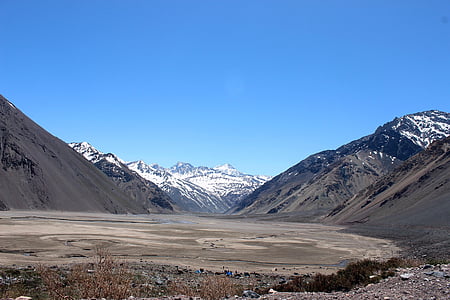 fjell, Chile, skuff, Maipo, Park, gips