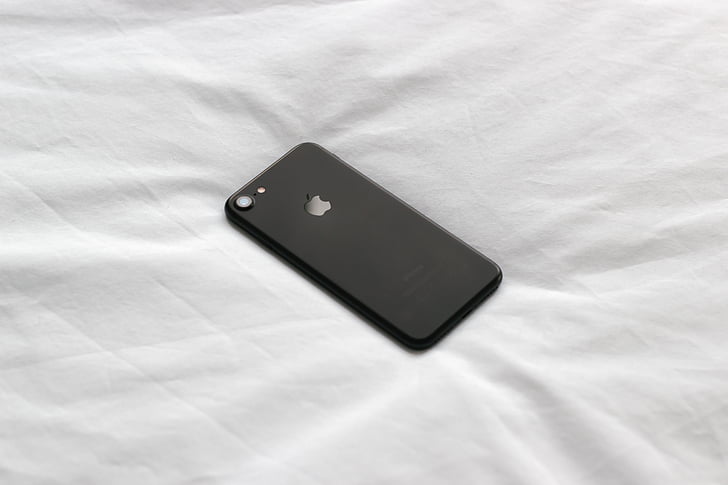 Jet, melna, iPhone, mobilais, tālrunis, sīkrīku, ābolu