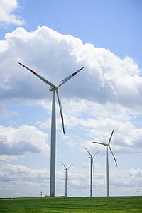 windräder, energia eoliană, energia eoliană, energie, mediu, curent, vânt