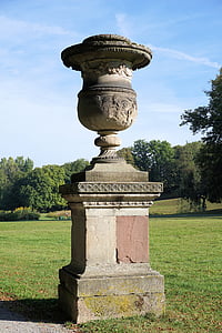 Wilhelmsthal, Parque, vaso, locais de interesse, Parque do castelo, jardim, estátua