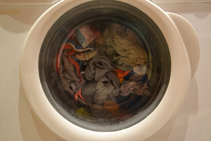 vaskemaskine, vask, ren, rengøring, vask, oprydning