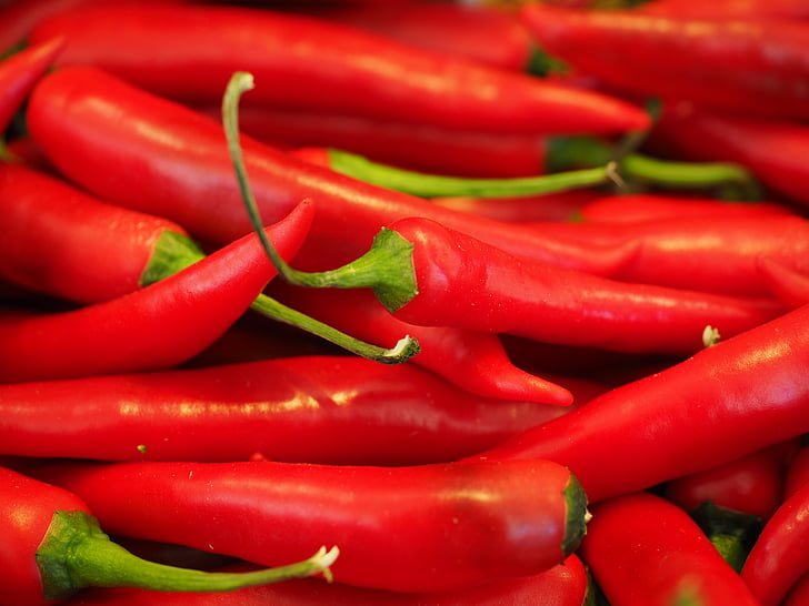 Chili, czerwony, Sharp, przyprawa, Red Hot Chili peppers, Pepperoni, Strąki