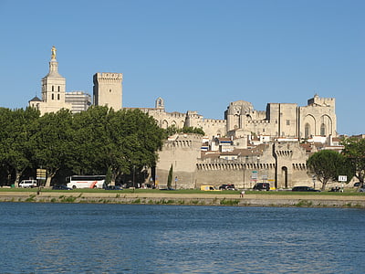 Pałacu Papieży, Avignon, dziedzictwo, Prowansja, Francja