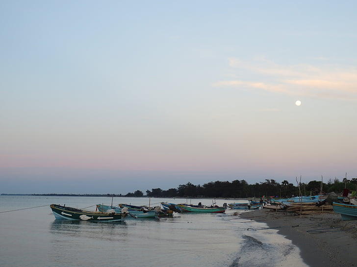 Sea, paadid, Ocean, vee, taevas, Beach