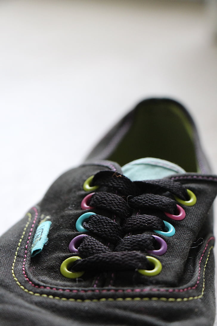 kingad, must, Värviline, kinga, mood, riided, paari