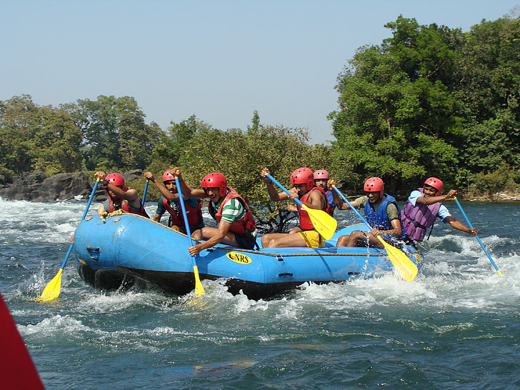 Río de Kali, dandeli, Karnataka, rafting, rafting en el río, aventura, deporte