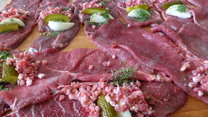 cook, meat, recipe, beef roulades, beef, operation, prepare