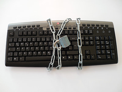 keyboard, sure, privacy policy, castle, padlock, chain, protect