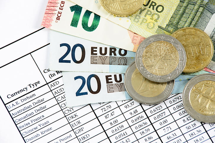 Европейския съюз, корпоративен данък преобразяване, валутни курсове, кавички, Валутна обмяна, Обменно бюро, евро