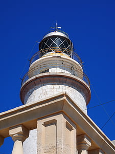 Lighthouse, Cap formentor, Mallorca, nordligaste punkt, möte av vindarna, pittoreska, platser av intresse