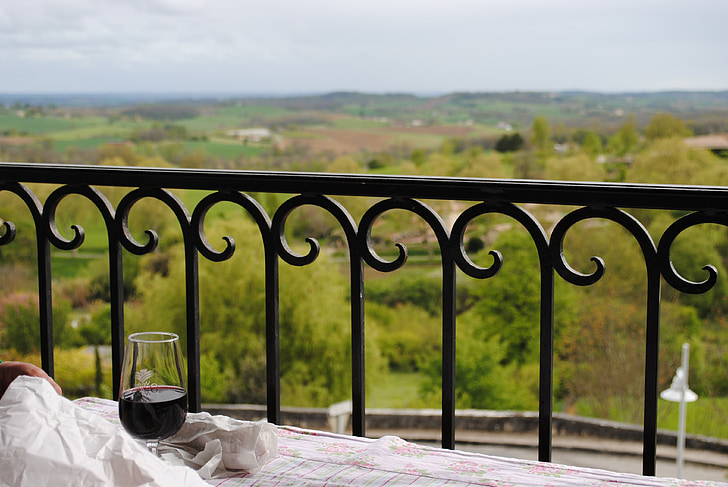 railing, wine, holiday