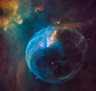 Astronomía, Nebulosa de la burbuja, Cosmos, Galaxia, espacio, universo, Resumen
