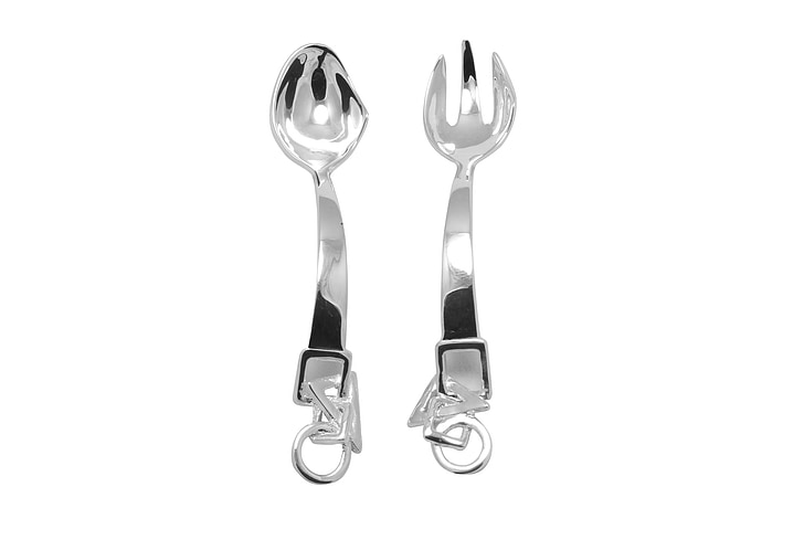 silverware, spoon, fork, white, dinner, elegance, restaurant