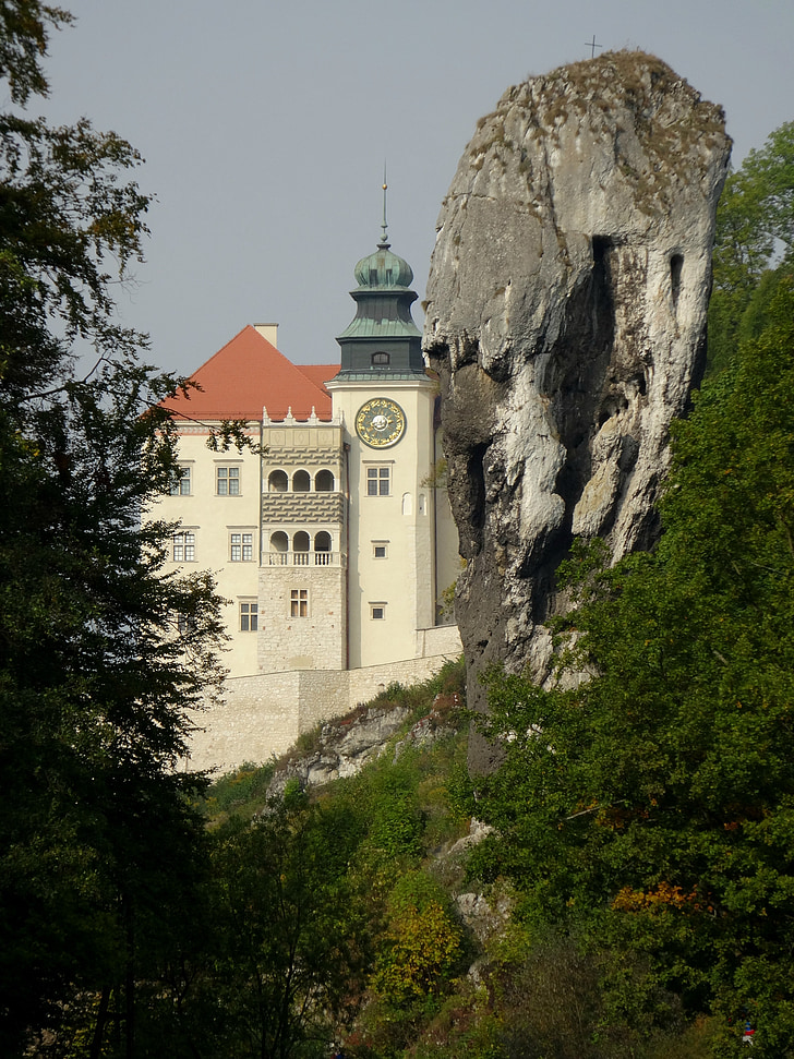 Pieskowa skała castle, Polen, slott, monumentet, museet