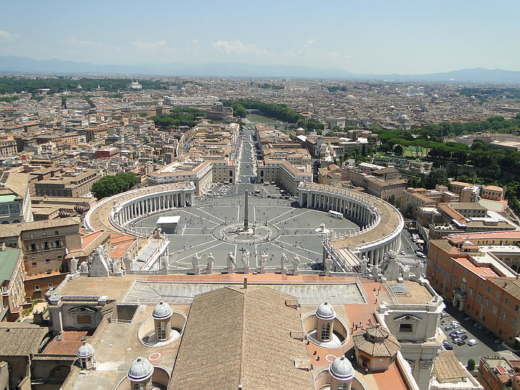 Vatikāns, ainava, Rome, Italia