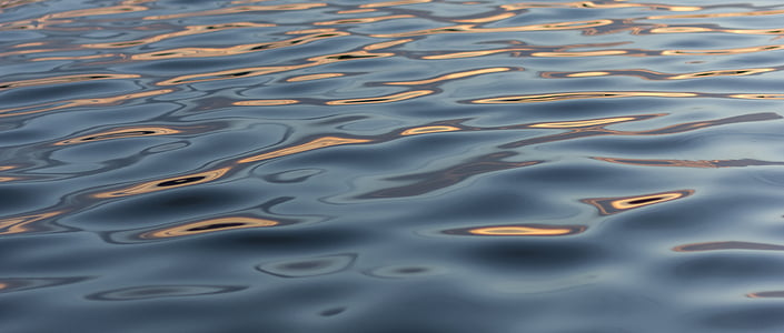 blue, close-up, ripples, water, waves, reflection, backgrounds