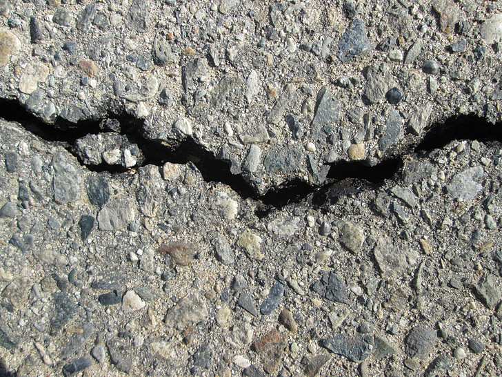 nhựa đường, crack, nền tảng, dòng, đường, Street, thiệt hại