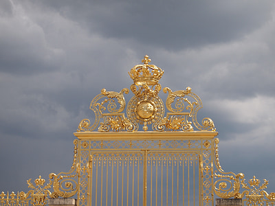 Versailles vrata, Versailles golden gate, Golden gate Pariz, krono