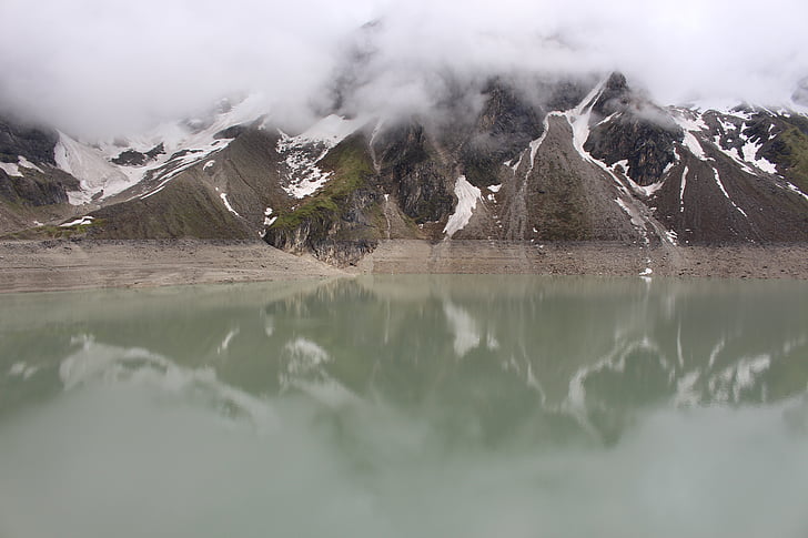mountain, lake, reflection, austria
