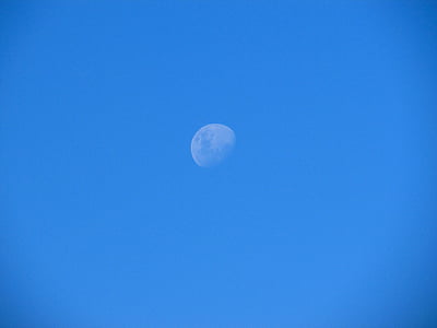 місяць, небо, день, тиждень, супутник
