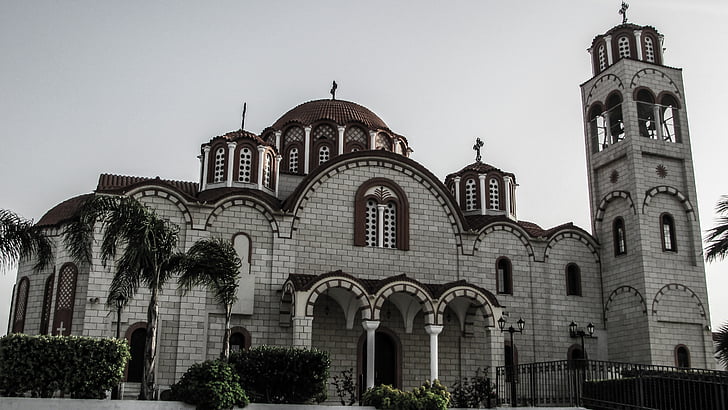 Kypros, Paralimni, Ayia varvara, kirke, arkitektur, ortodokse, religion