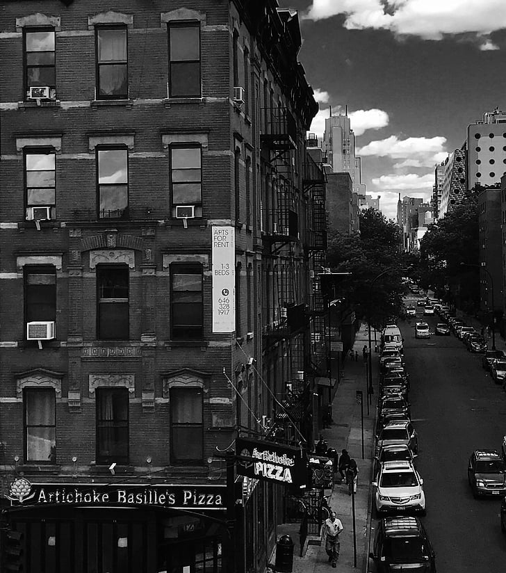 New york, budova, město, New york city, Panorama New Yorku, New york skyline, Panorama