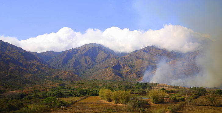 Hills, vuoret, pilvet, maisema, Luonto, Venezuela