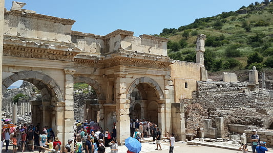 patronis, Efes, Turki, Ephesos, Selcuk, Aydin, arsitektur