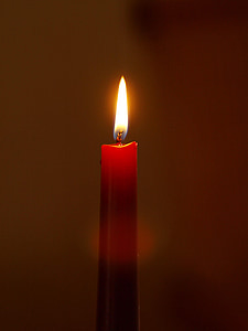 свещ, фитил, червен, уютен, тихо, пламък, светлина