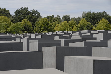 柏林, 纪念, 大屠杀, 城市, 德国