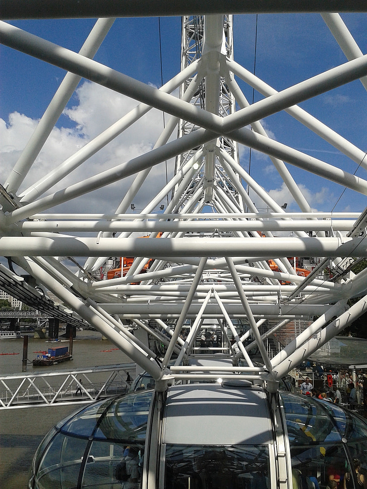 panoramsko kolo Wiener Riesenrad, London, poletje, Outlook, Velika Britanija, Anglija, kolo