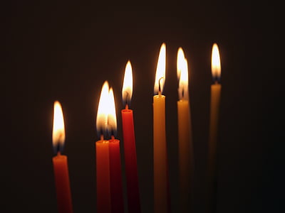lilin, Hanukkah, orang Yahudi, agama