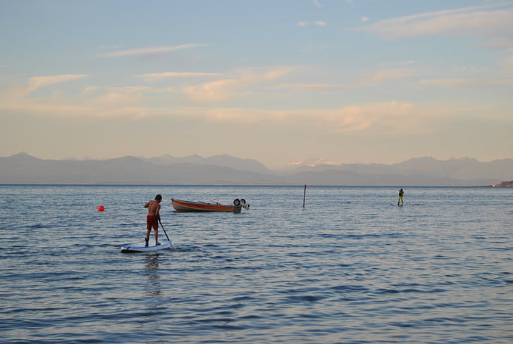 paddleboard, océan, Paddle, eau, mer, Conseil d’administration, sport
