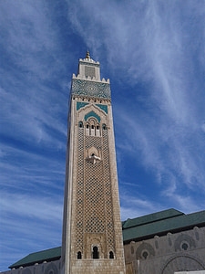 Maroko, mešita, Casablanca