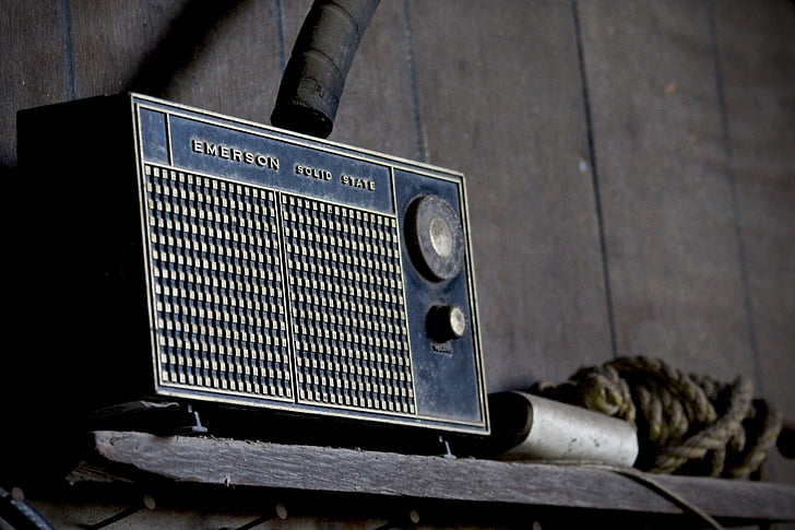 antikk, barn, garasje, gamle radioer, Radio, Vintage, Vintage kolleksjon