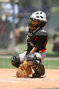 baseball, catcher, player, sport, plate, athlete, uniform